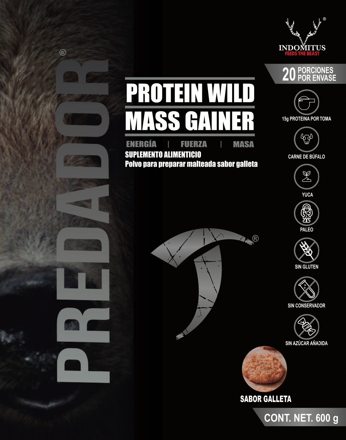 Protein wild mass gainer